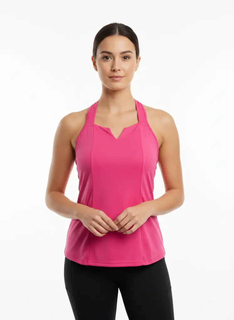 FS10012 CAMISOLE ROSE ATTACHE AUX EPAULES.webp