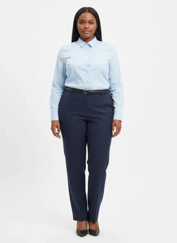 PANTALON BLEU MARINE