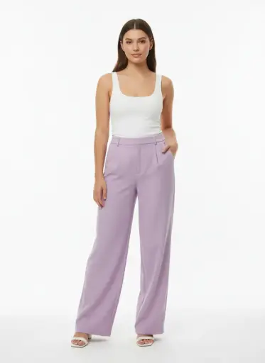 PANTALON LILAC AMPLE. (ÉTAT: NEUF)